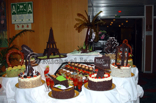 Gala Buffet Chocolate Cakes